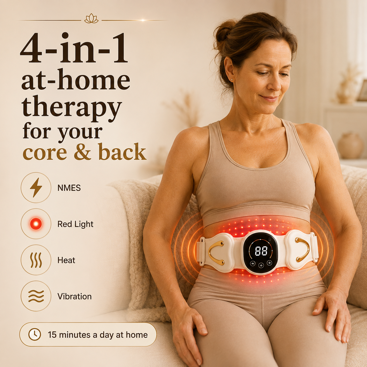 Lumivex Pro - 4-in-1 Core & Back Therapy Belt