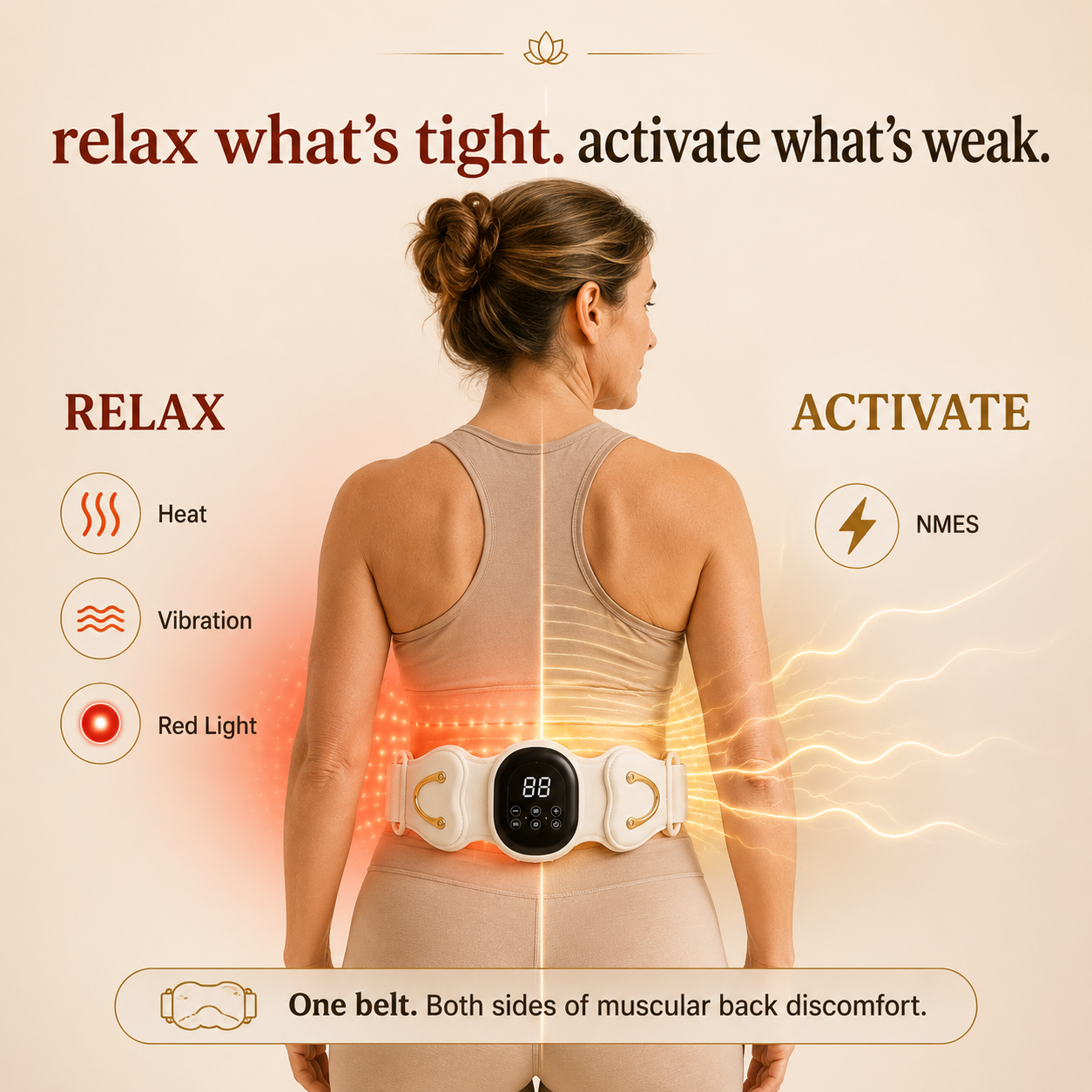 Lumivex Pro - 4-in-1 Core & Back Therapy Belt
