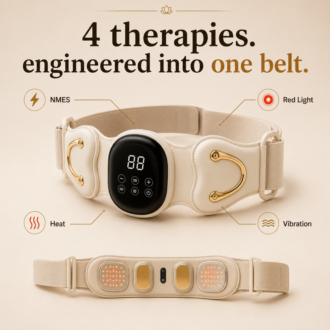Lumivex Pro - 4-in-1 Core & Back Therapy Belt
