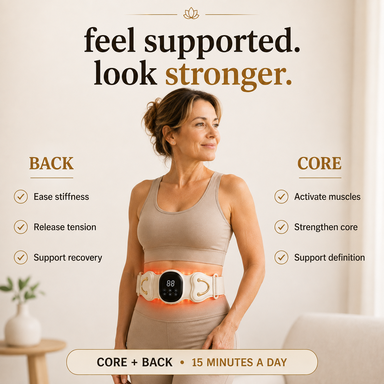 Lumivex Pro - 4-in-1 Core & Back Therapy Belt