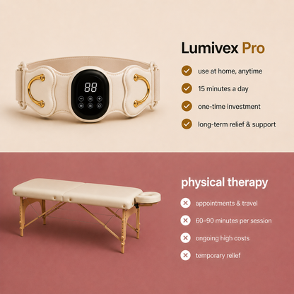 Lumivex Pro - 4-in-1 back therapy belt