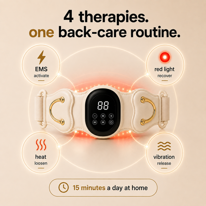 Lumivex Pro - 4-in-1 back therapy belt
